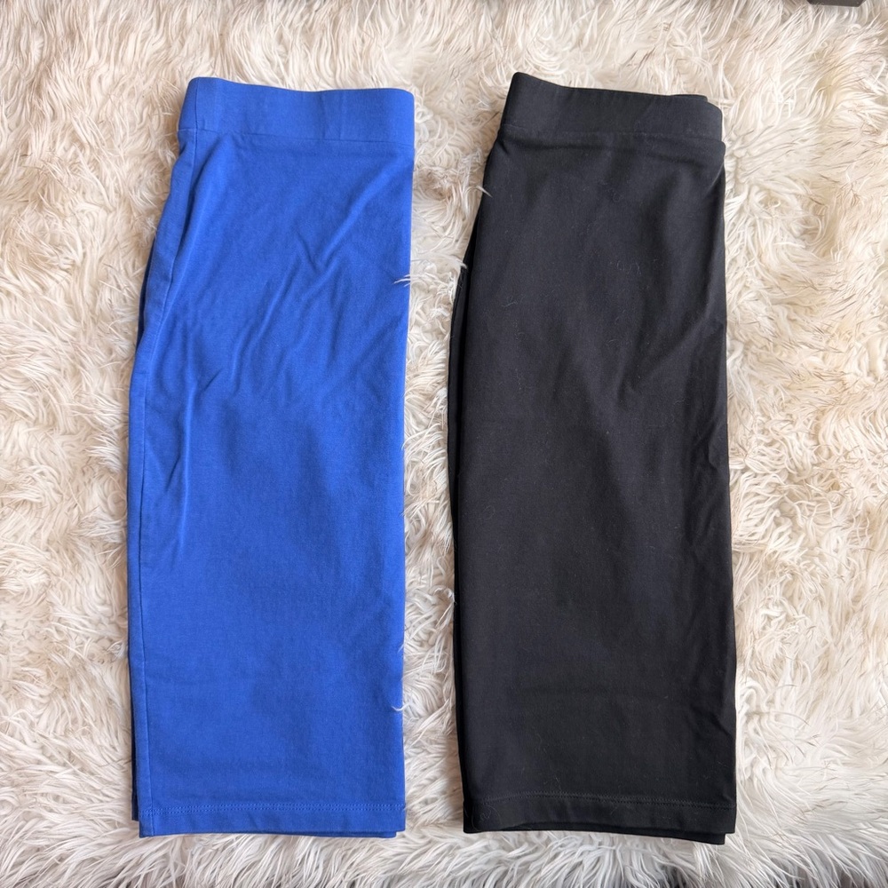 Forever 21 Bodycon Tube Skirts - Royal Blue & Black